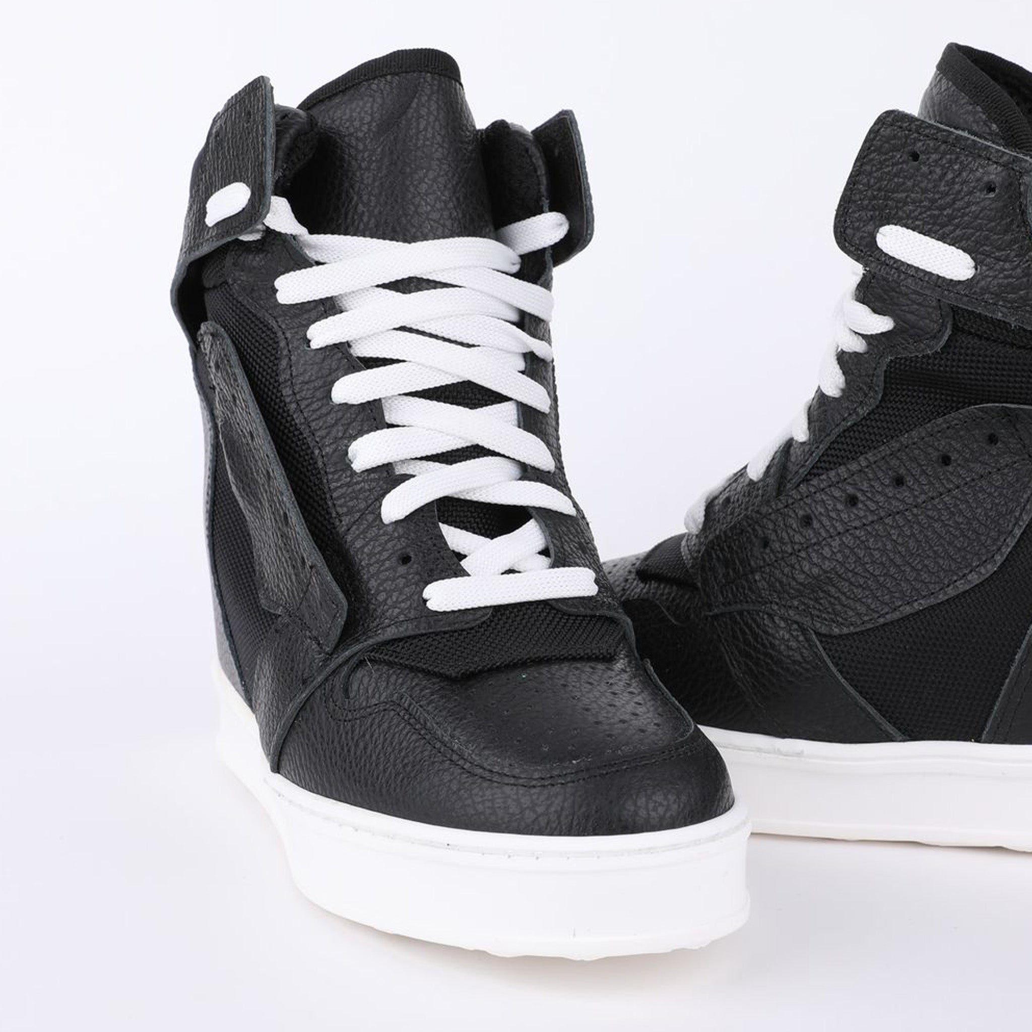 Black Platform High-Top Sneaker - Carlos by Carlos Santana Shoe